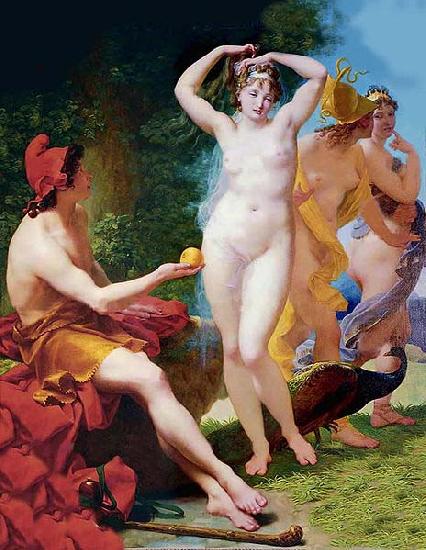 Baron Jean-Baptiste Regnault The judgement of paris Germany oil painting art
